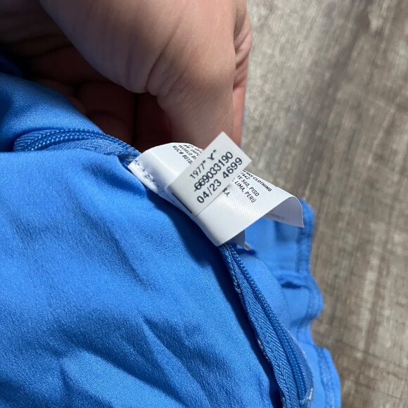 American Eagle Mini Flare Layered Mid Rise Skirt Blue Floral NWT Women’s Size M - Picture 8 of 8